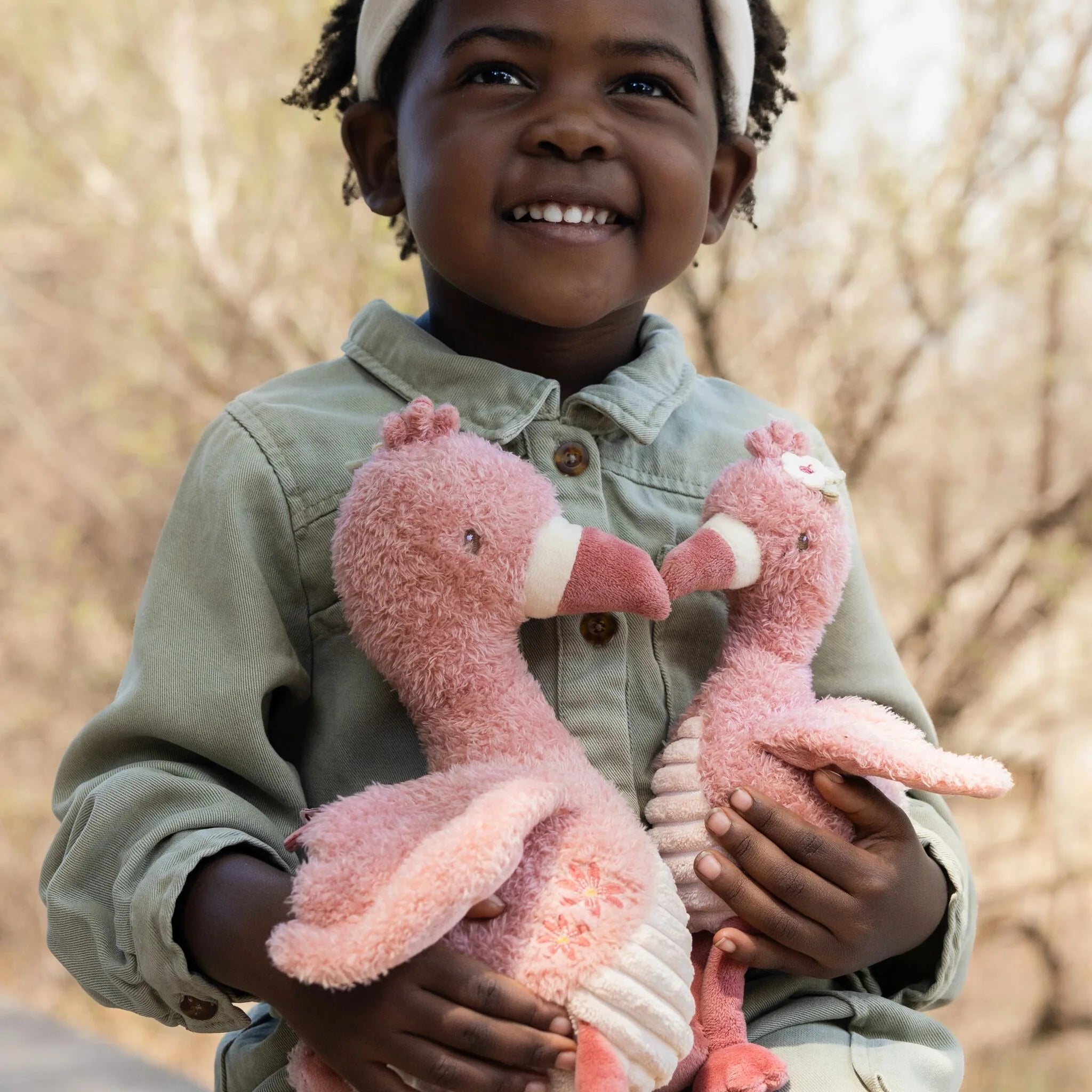 Knuffel Flamingo - Roze - 35 cm
