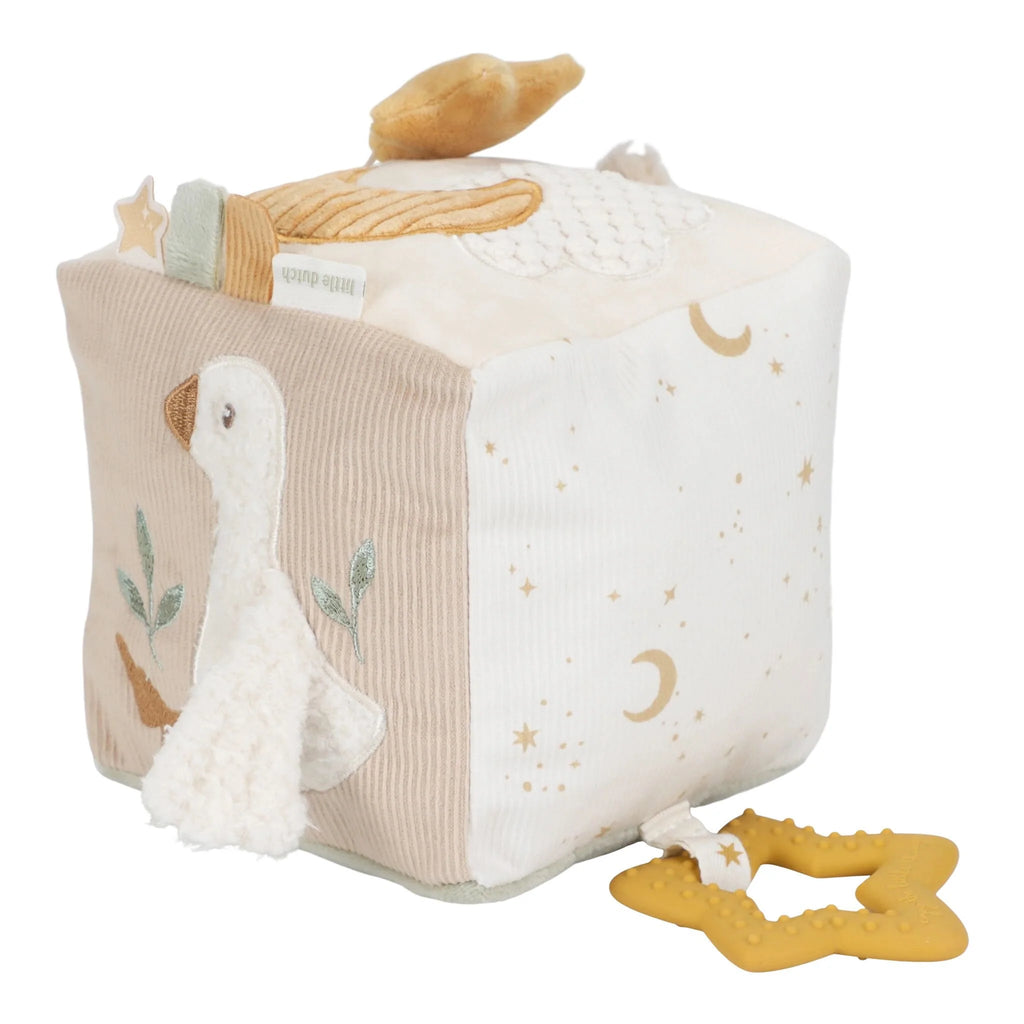 Activiteitenkubus - Beige - Newborn Naturals