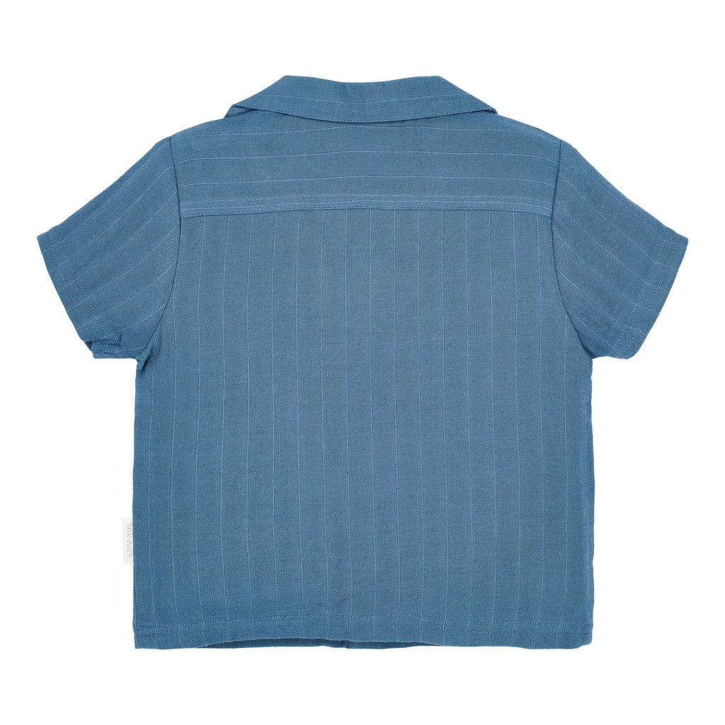Blouse - Korte mouw - Blauw