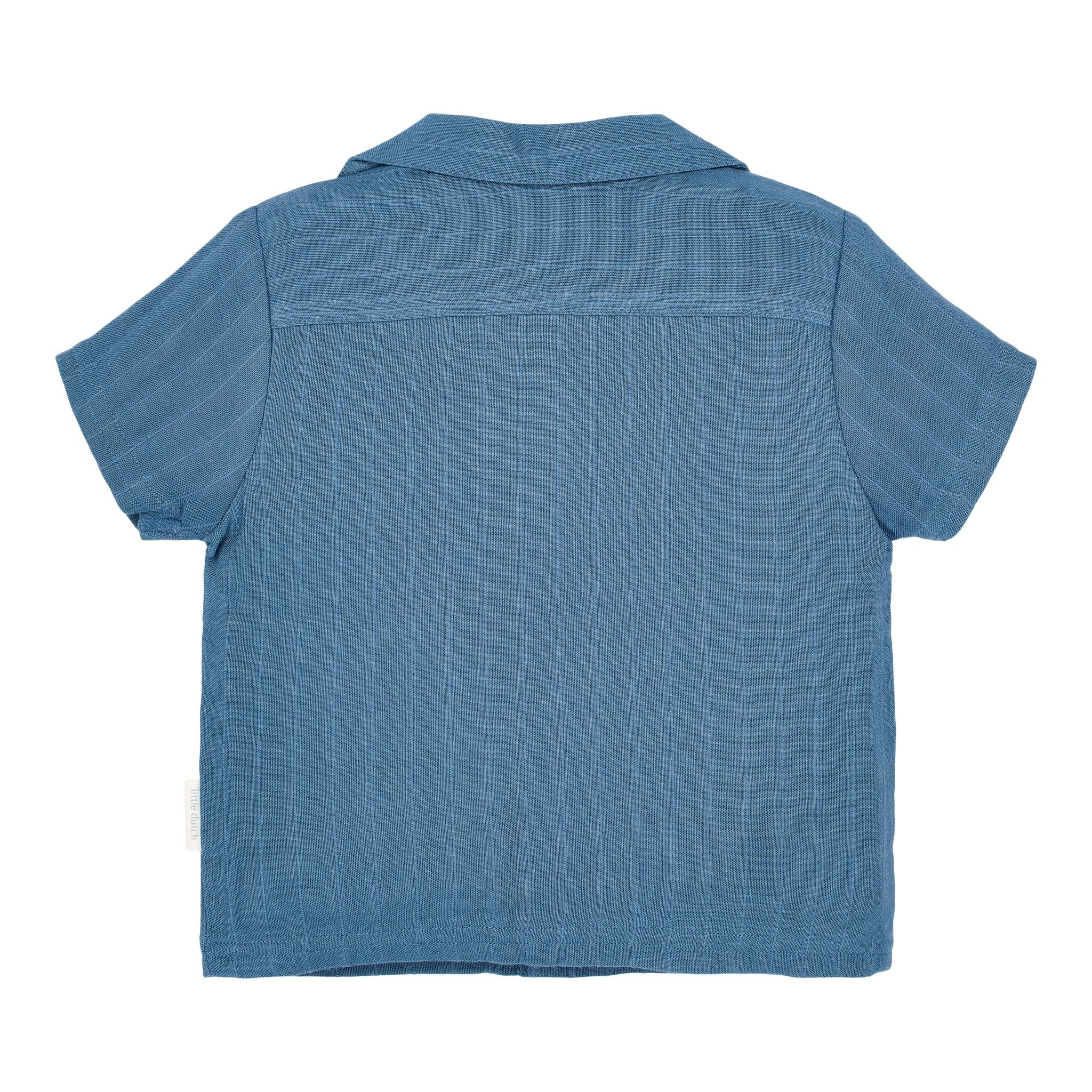 Blouse - Korte mouw - Blauw