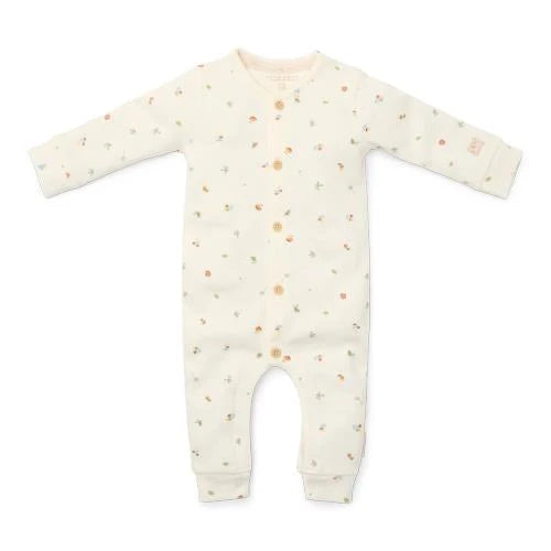 Eendelige pyjama - Wit - Forest Friends - Forest Treasures