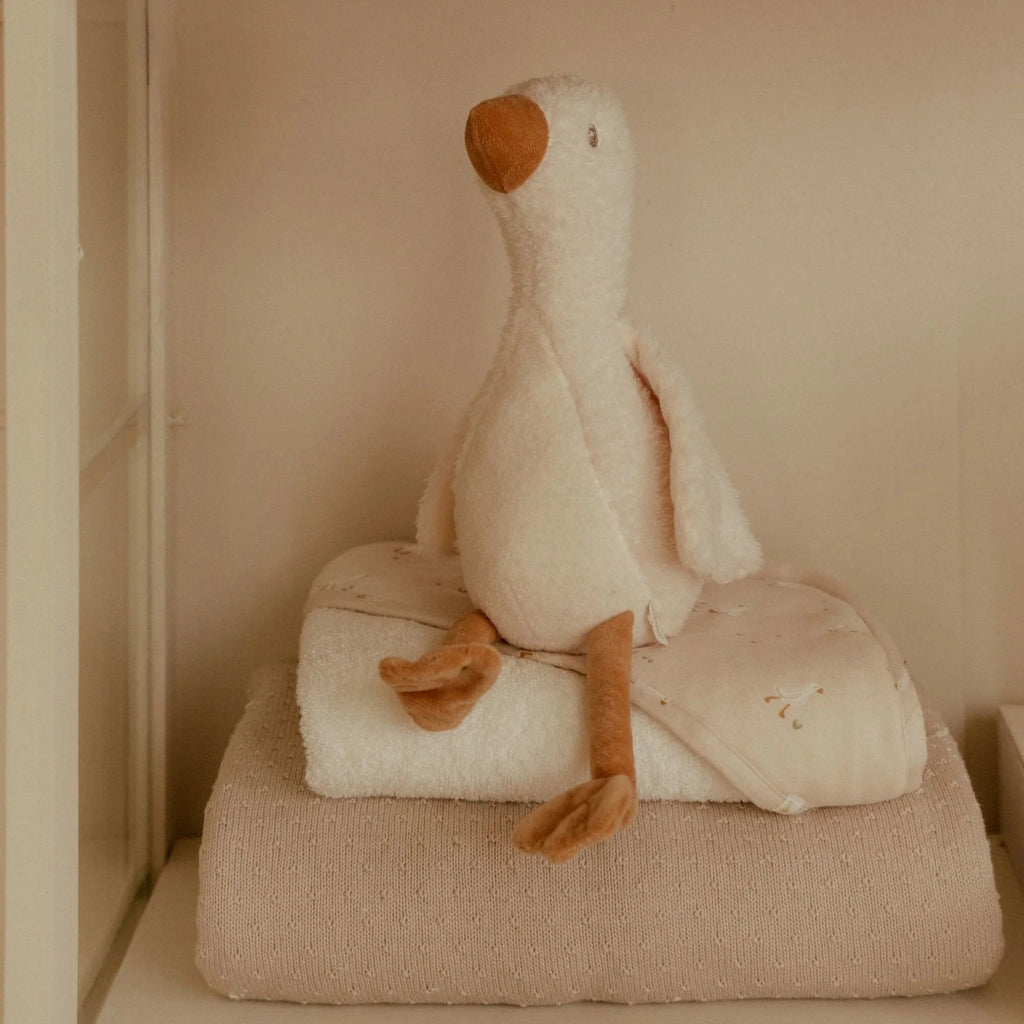 Knuffel Gans 25 cm - Wit - Little Goose