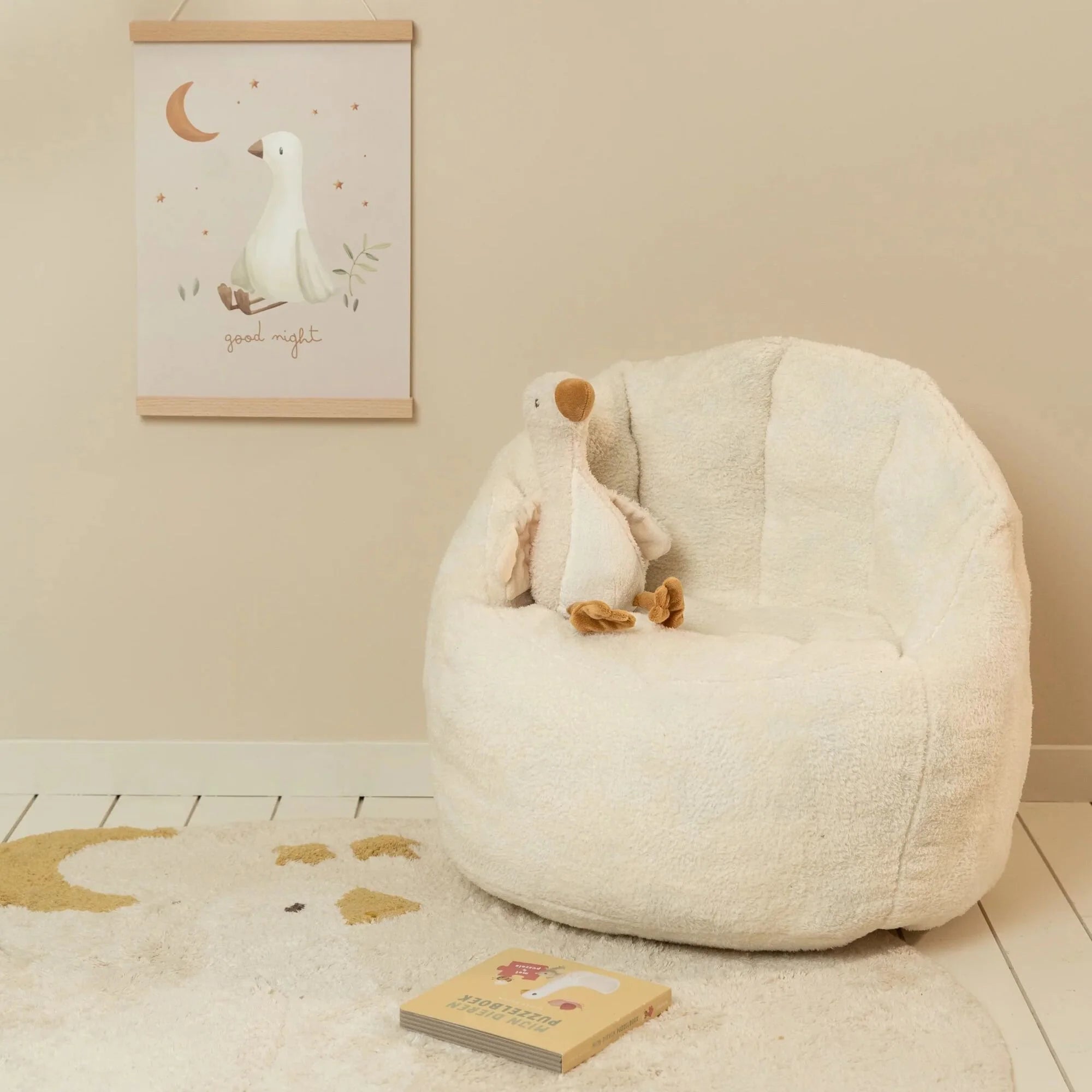 Kinderfauteuil Teddy - Wit