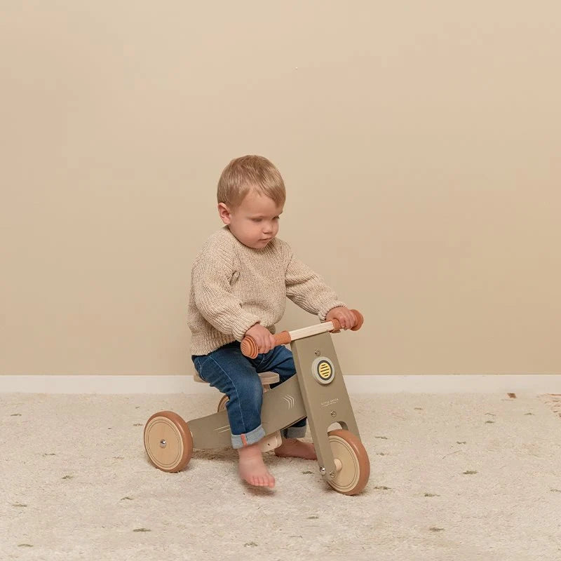 Houten Driewieler Olive