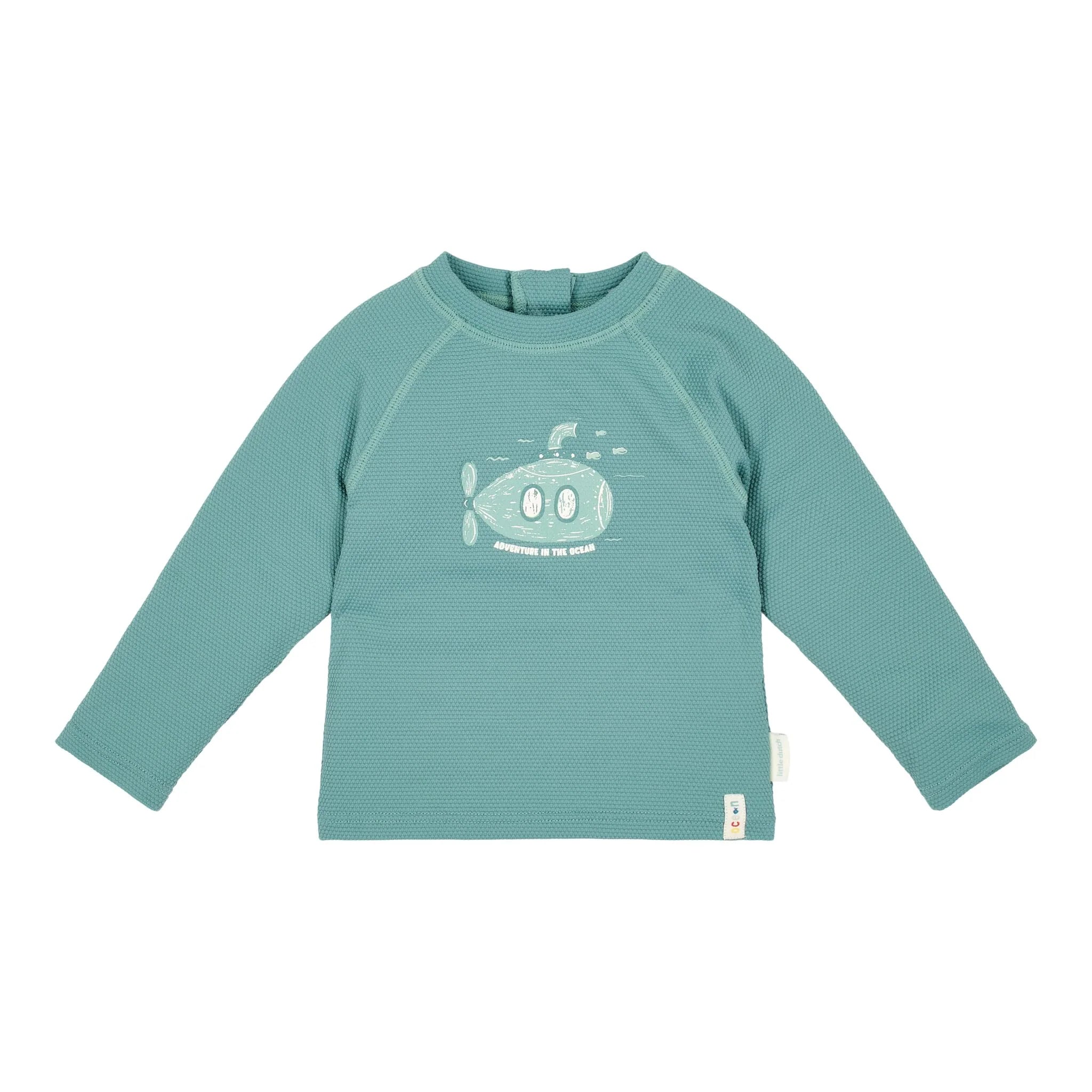 Zwemshirt lange mouw - UPF 40 - Groen