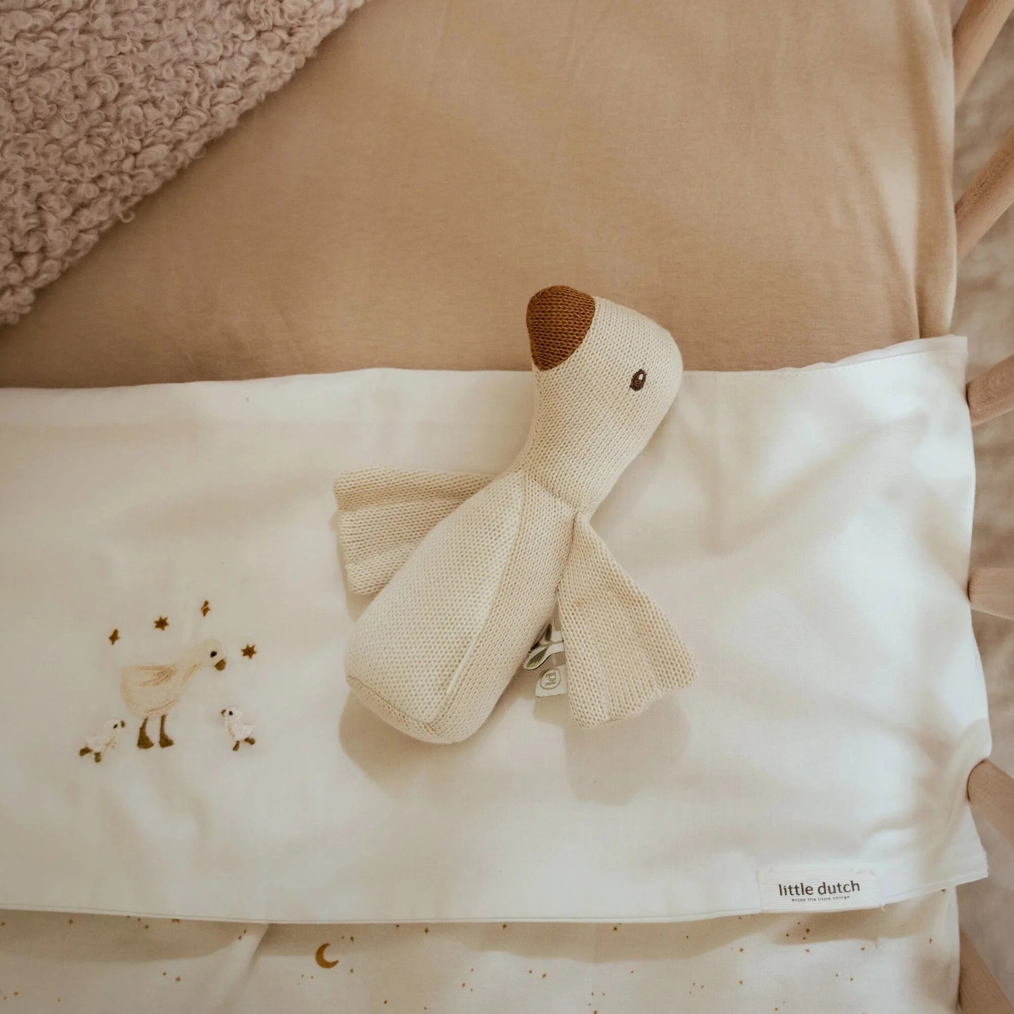 Ledikantlaken - Wit - Newborn Naturals - Little Goose