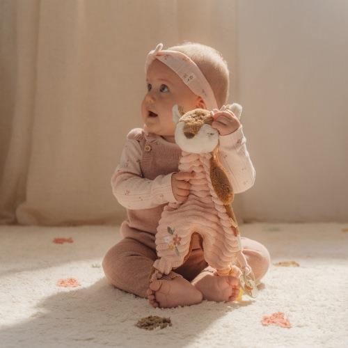 Knuffeldoekje knuffel Hert - Roze - Fairy Garden