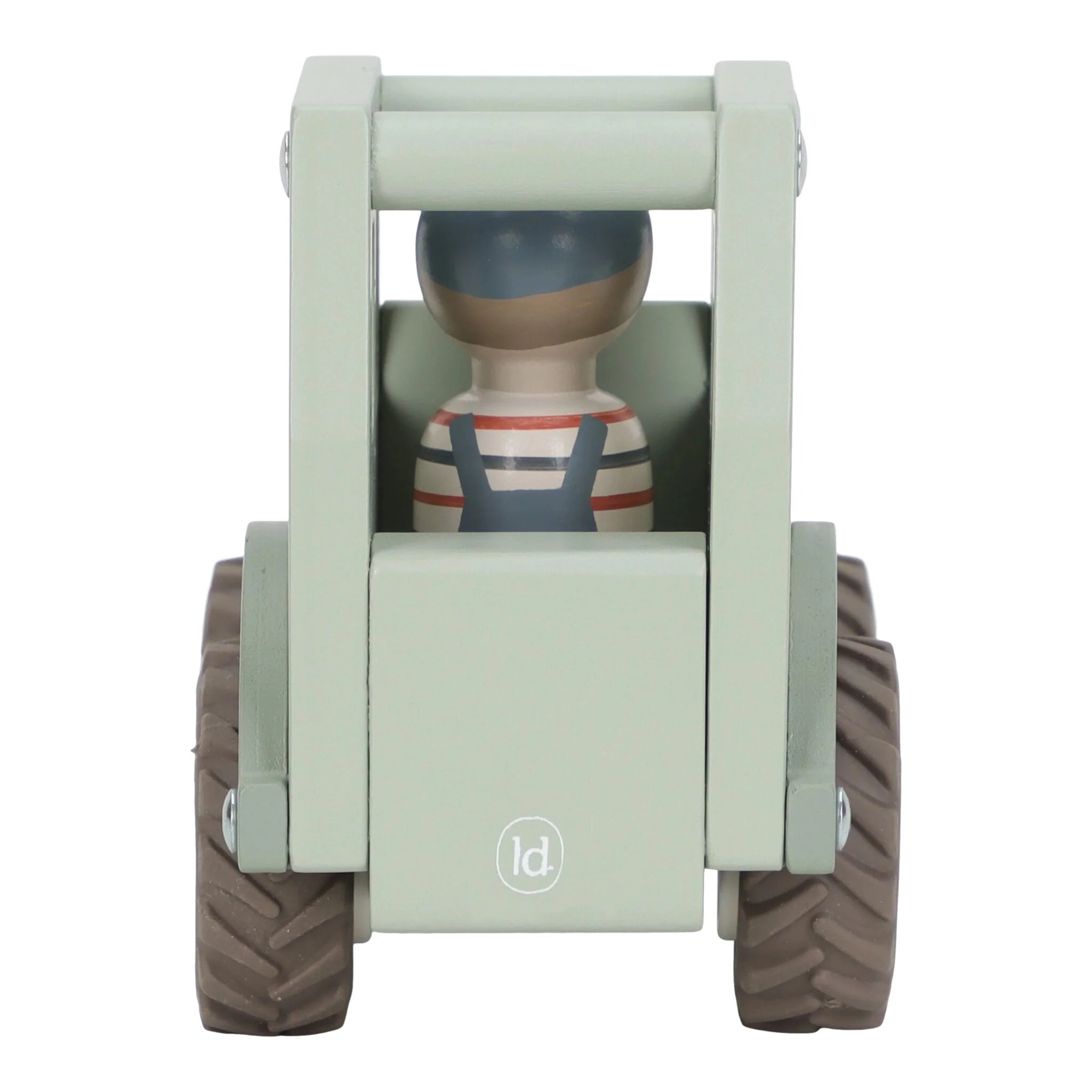Houten tractor - Groen