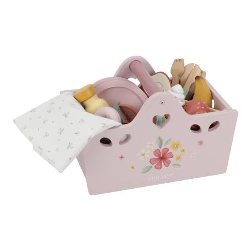 Houten Picknickset - Meerkleurig - Essentials