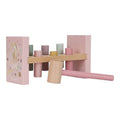 Houten Hamerbank - Roze - Fairy Garden