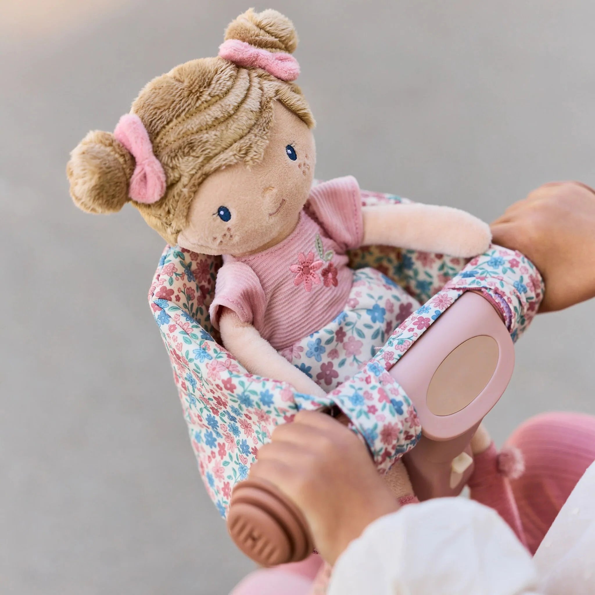 Poppenfietsstoel - Roze