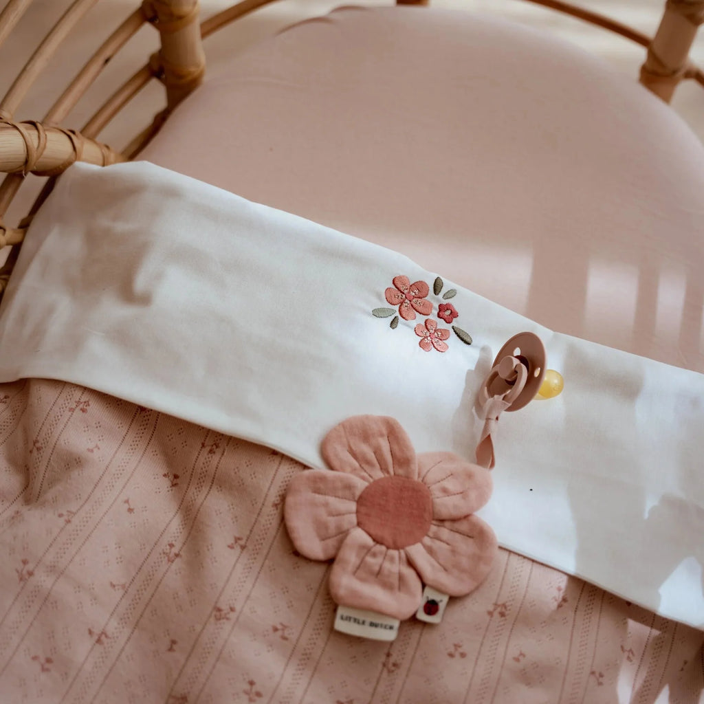 Ledikant hoeslaken – Roze – Essentials