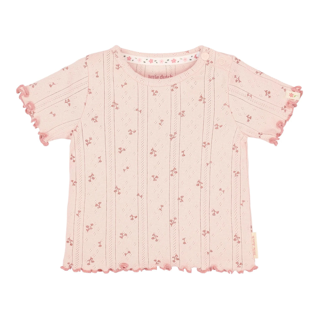 Shirt korte mouw - Roze - Fairy Flowers