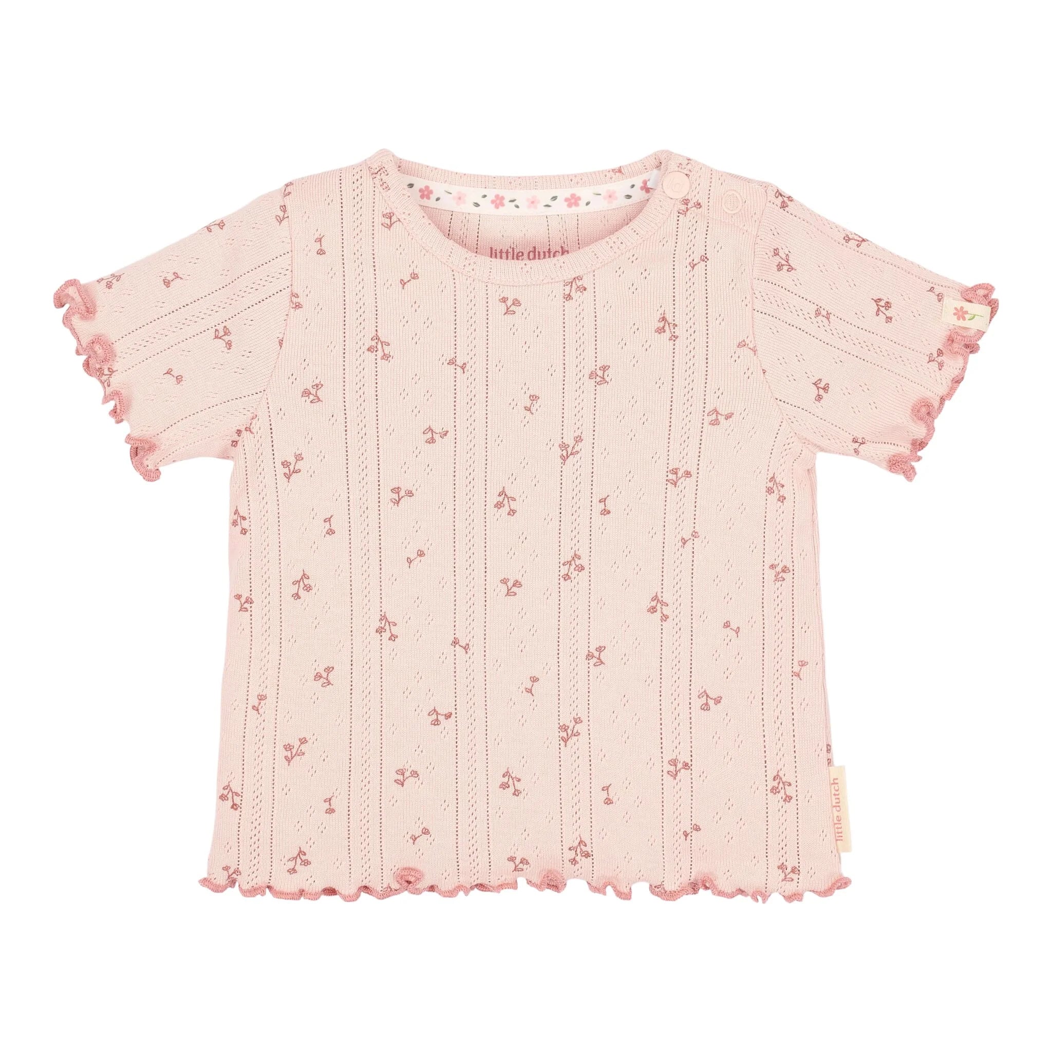 Shirt korte mouw - Roze - Fairy Flowers