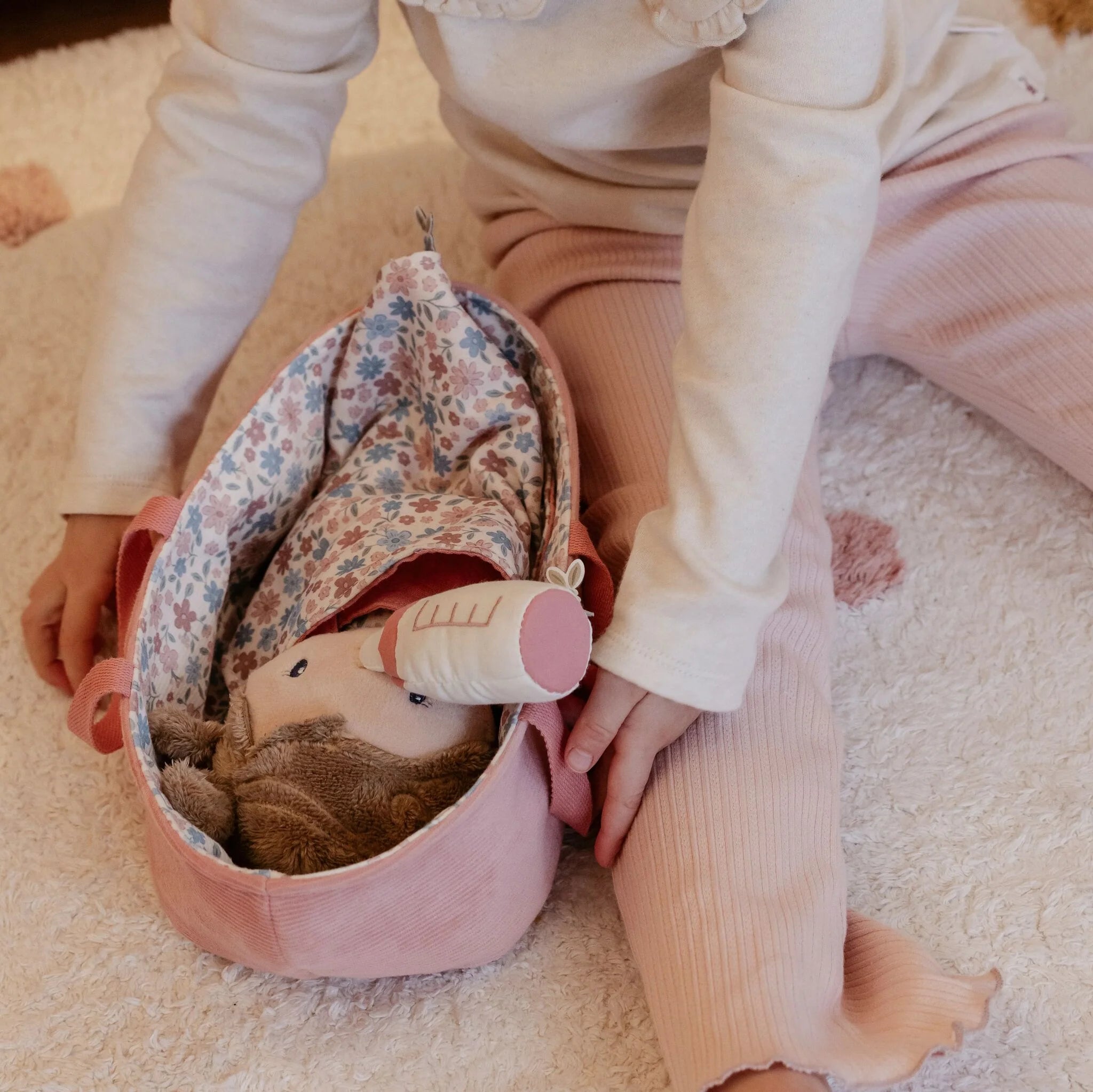 Knuffel babypop Rosa - 30 cm