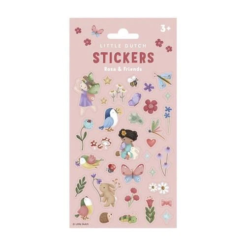 Stickervel Rosa & Friends