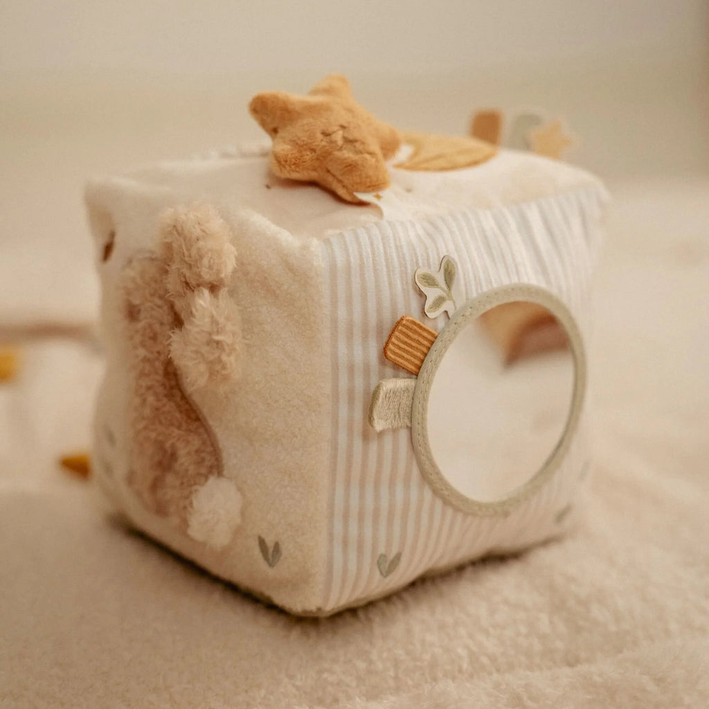 Activiteitenkubus - Beige - Newborn Naturals