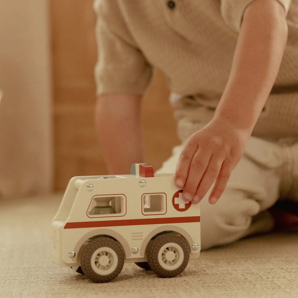 Houten ambulance - Wit - Essentials