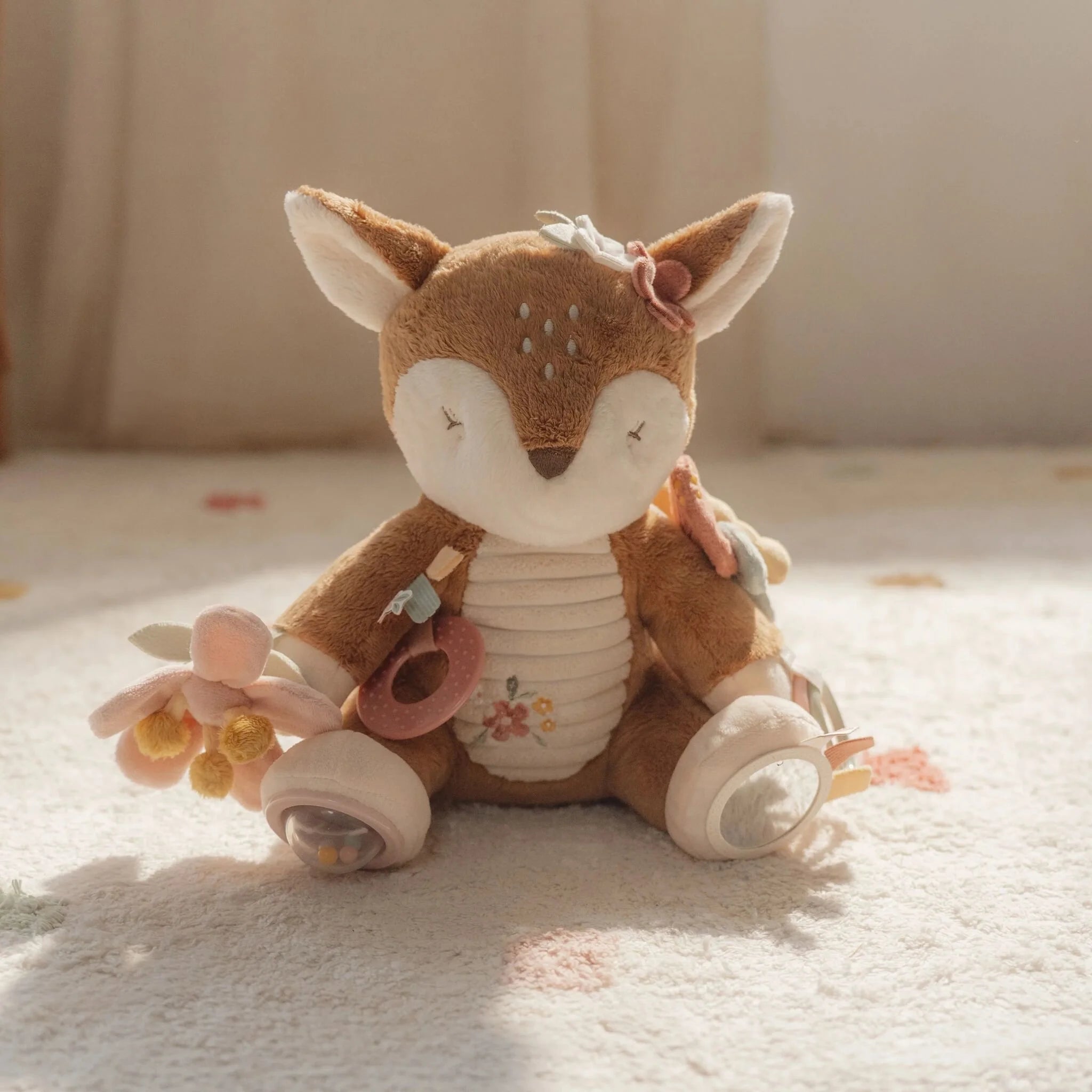 Activiteitenknuffel Hert - Roze - Fairy Garden