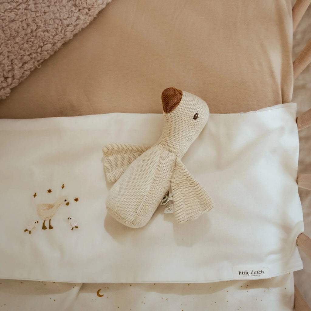 Wieglaken - Wit - Newborn Naturals - Little Goose
