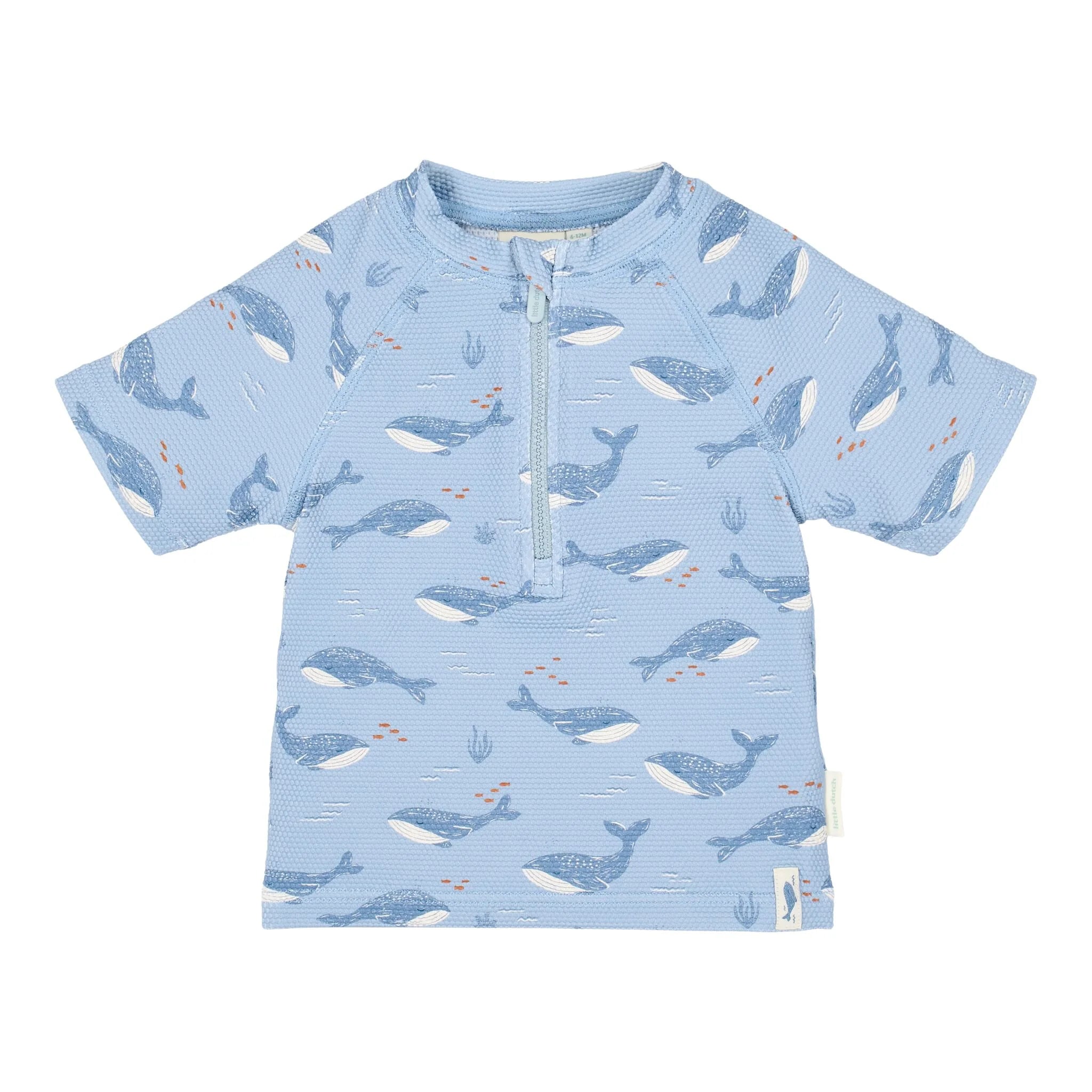 Zwemshirt korte mouw - Blauw - Ocean Splash
