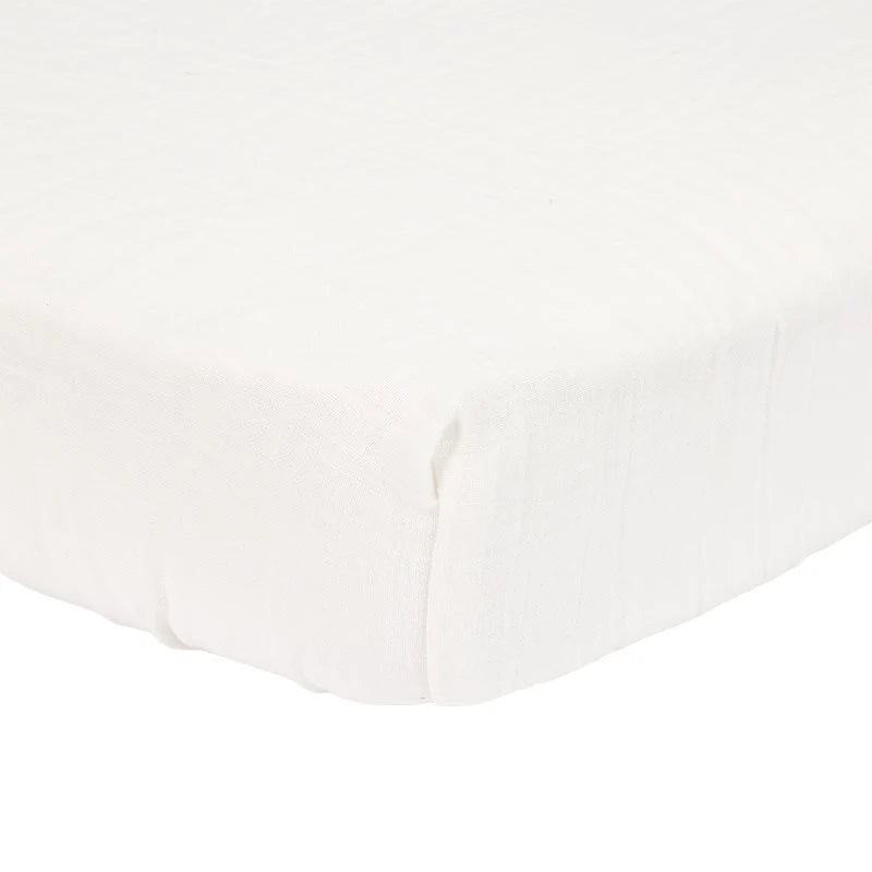 Hoeslaken hydrofiel ledikant Soft White