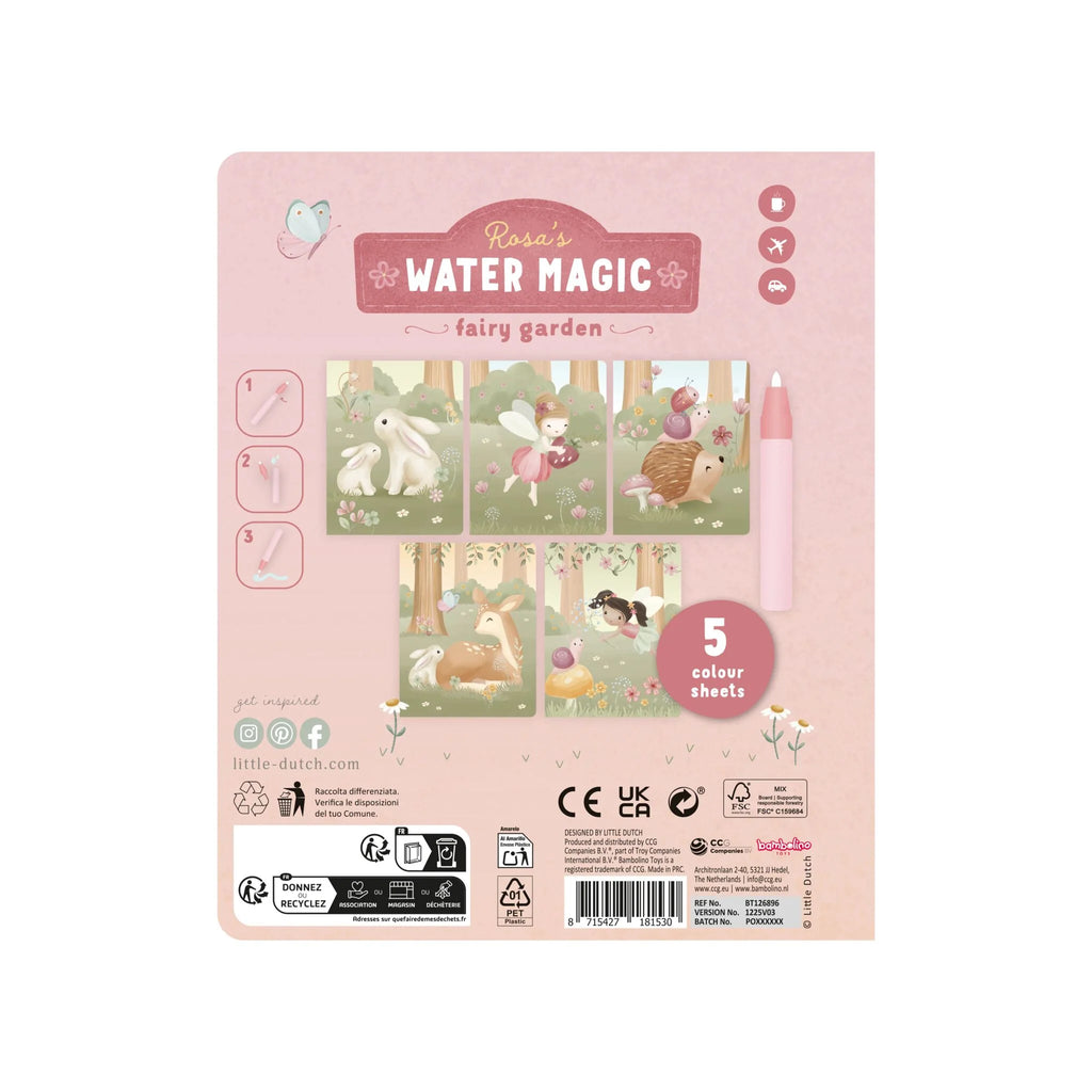 Waterkleurboek - Rosa