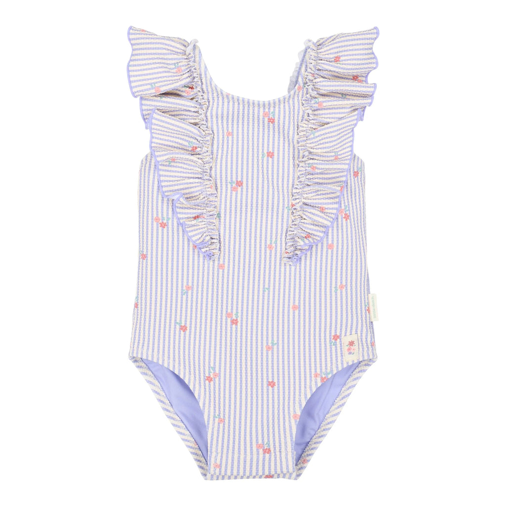 Badpak - Paars - Dreamy Stripes