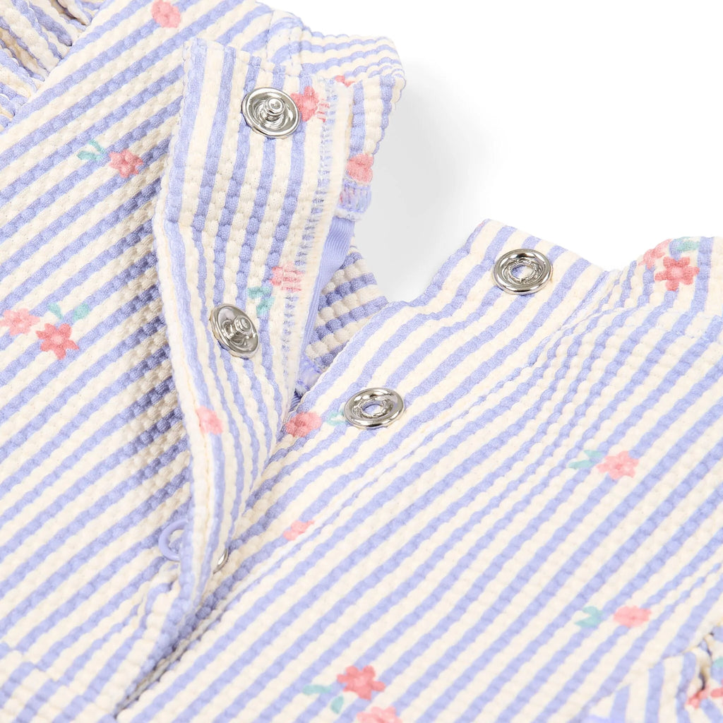 Zwemshirt lange mouw - UPF 40 - Paars - Dreamy Stripes
