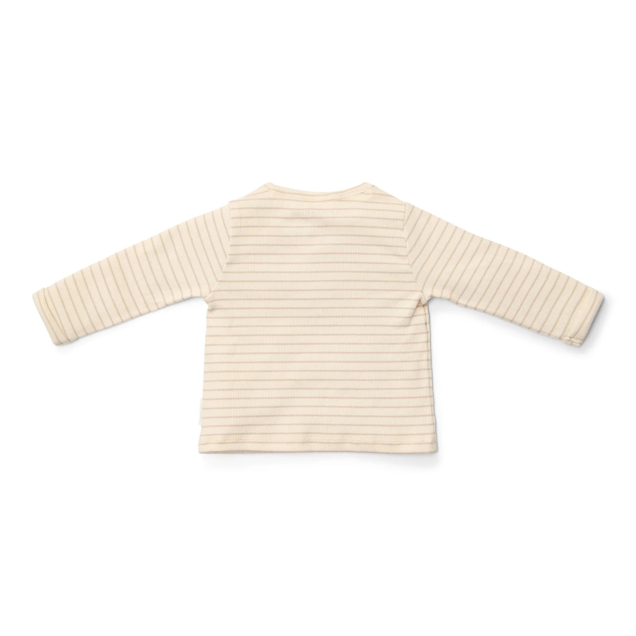 Shirt lange mouw - Beige - Newborn Naturals - Stripe