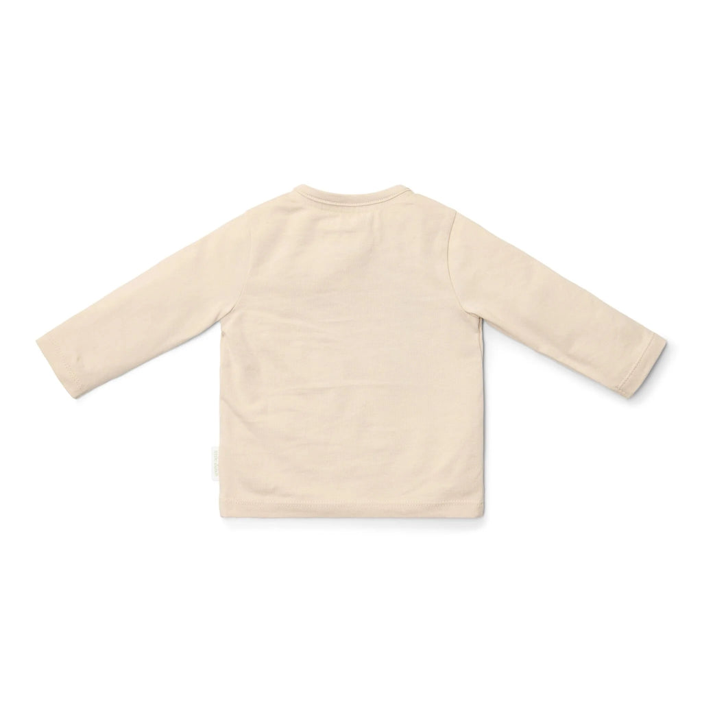 Shirt lange mouw - Zand - Newborn Naturals - Little Goose