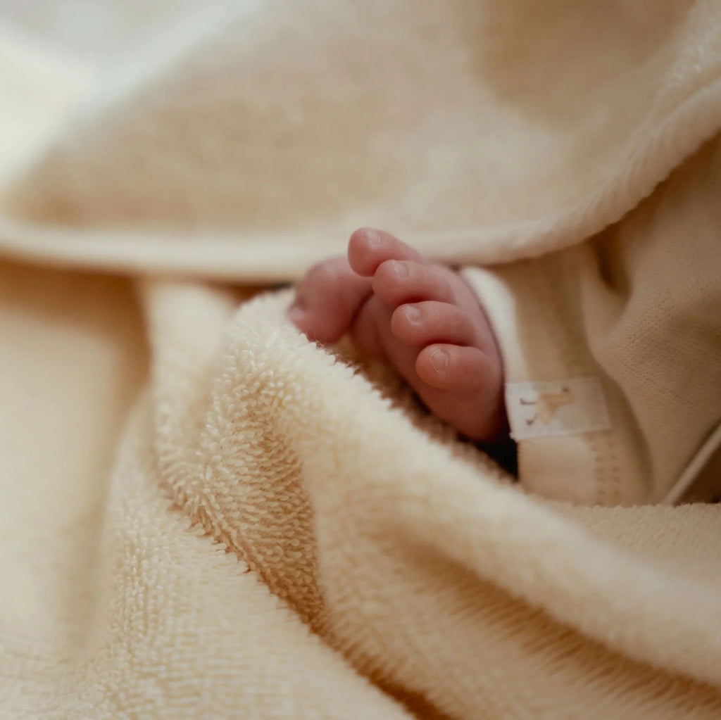 Badcape - Wit - 75 x 75 - Newborn Naturals - Little Goose