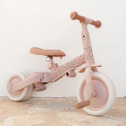 4 in 1 Driewieler Pink