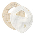 2-pack bandana slab - Wit - Newborn Naturals - Little Goose