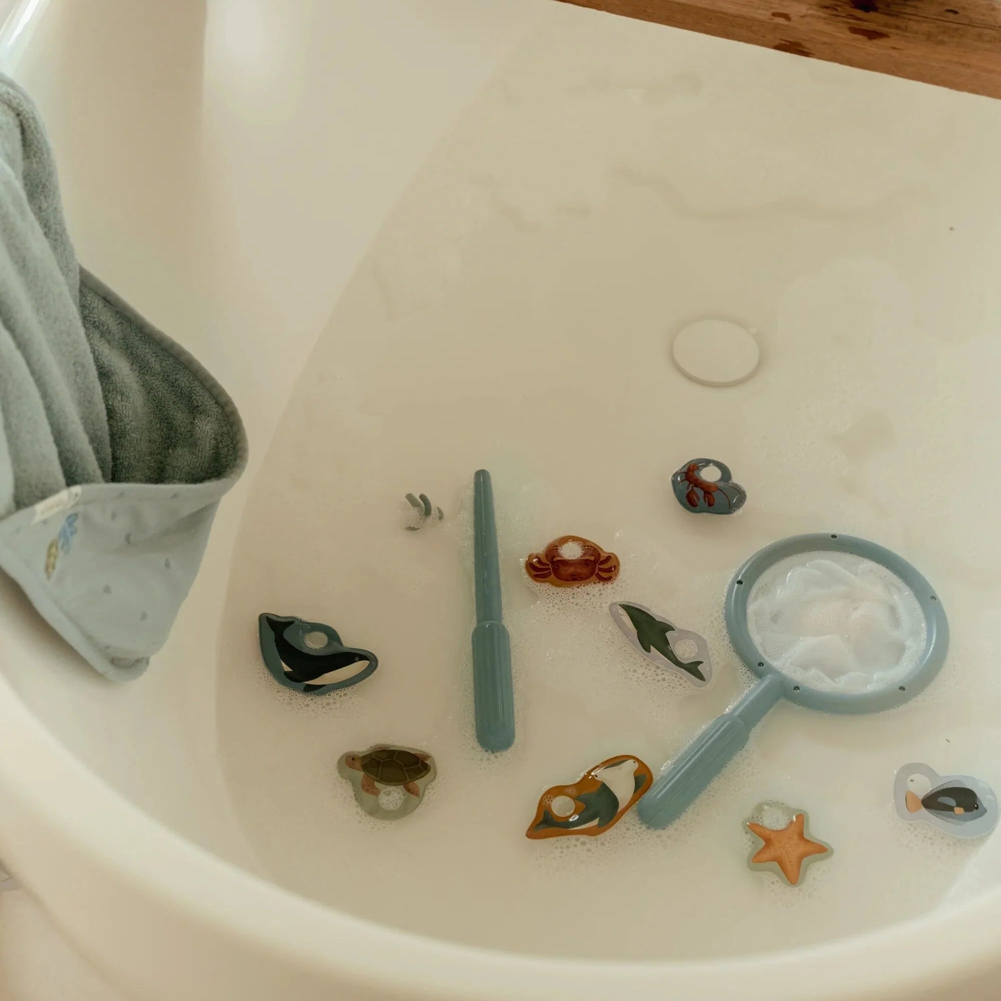 Bad visspel - blauw - Essentials