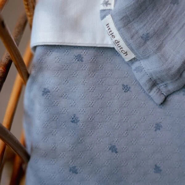 Ledikant deken - Blauw - Essentials