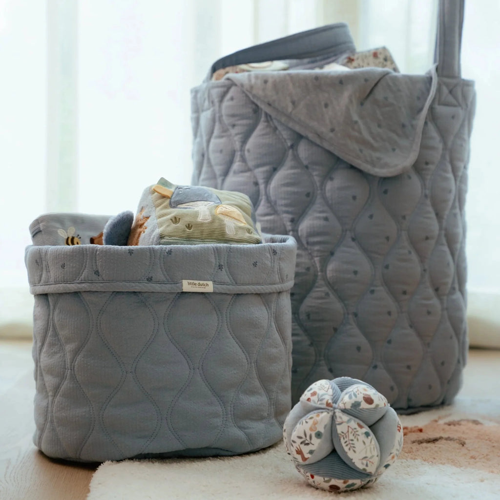 Opbergmand groot - Blauw - Essentials