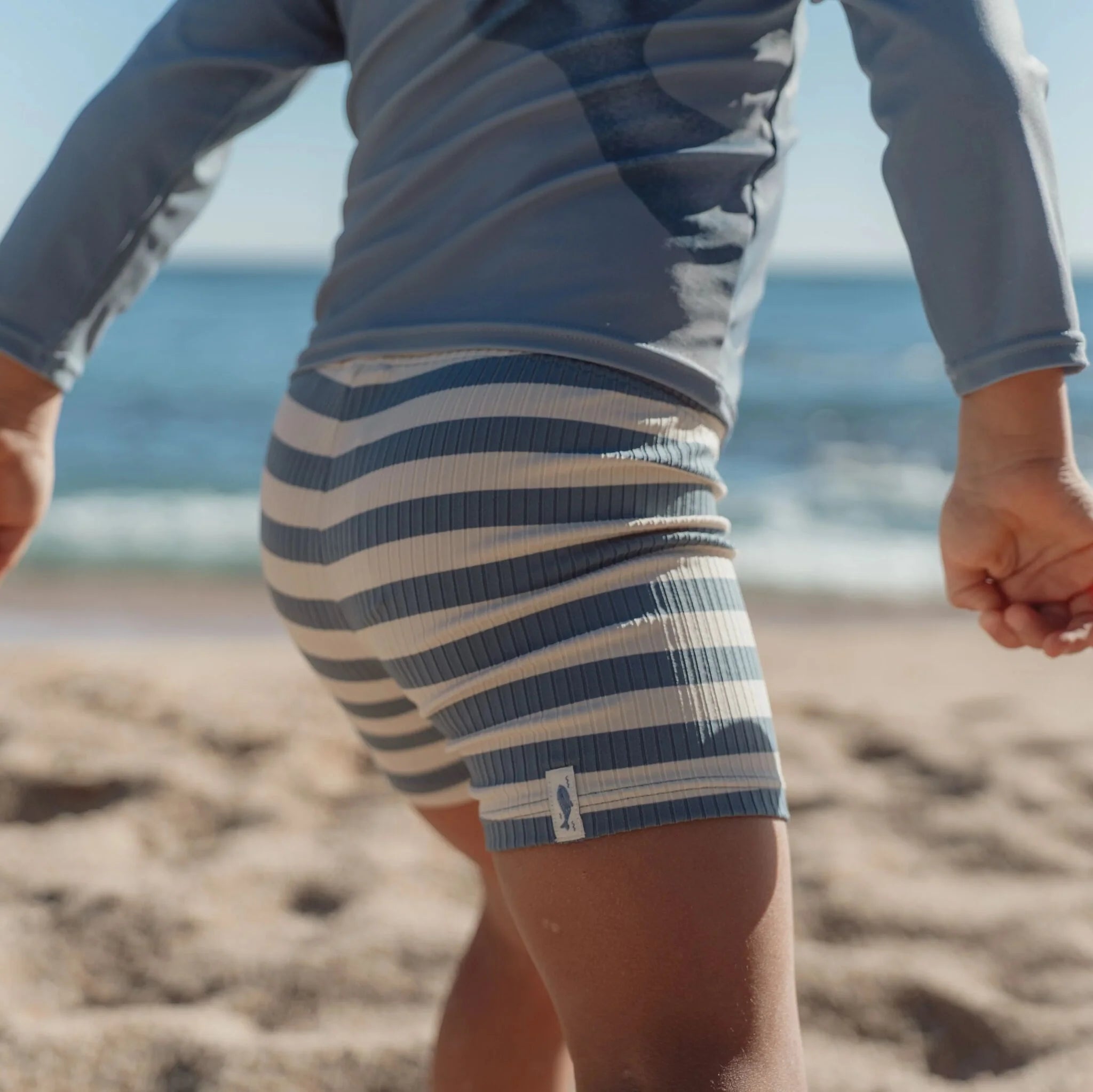 Zwembroek - Blauw - Ocean Blue Stripes