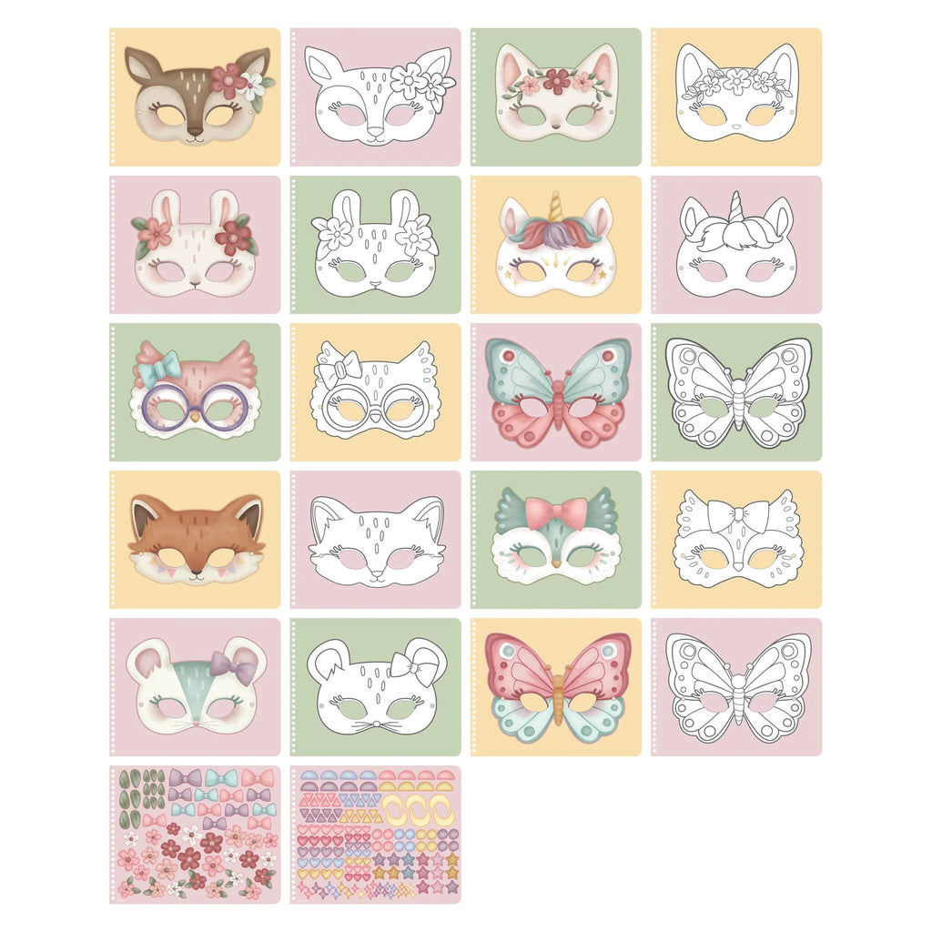 Knutselboek maskers - Rosa
