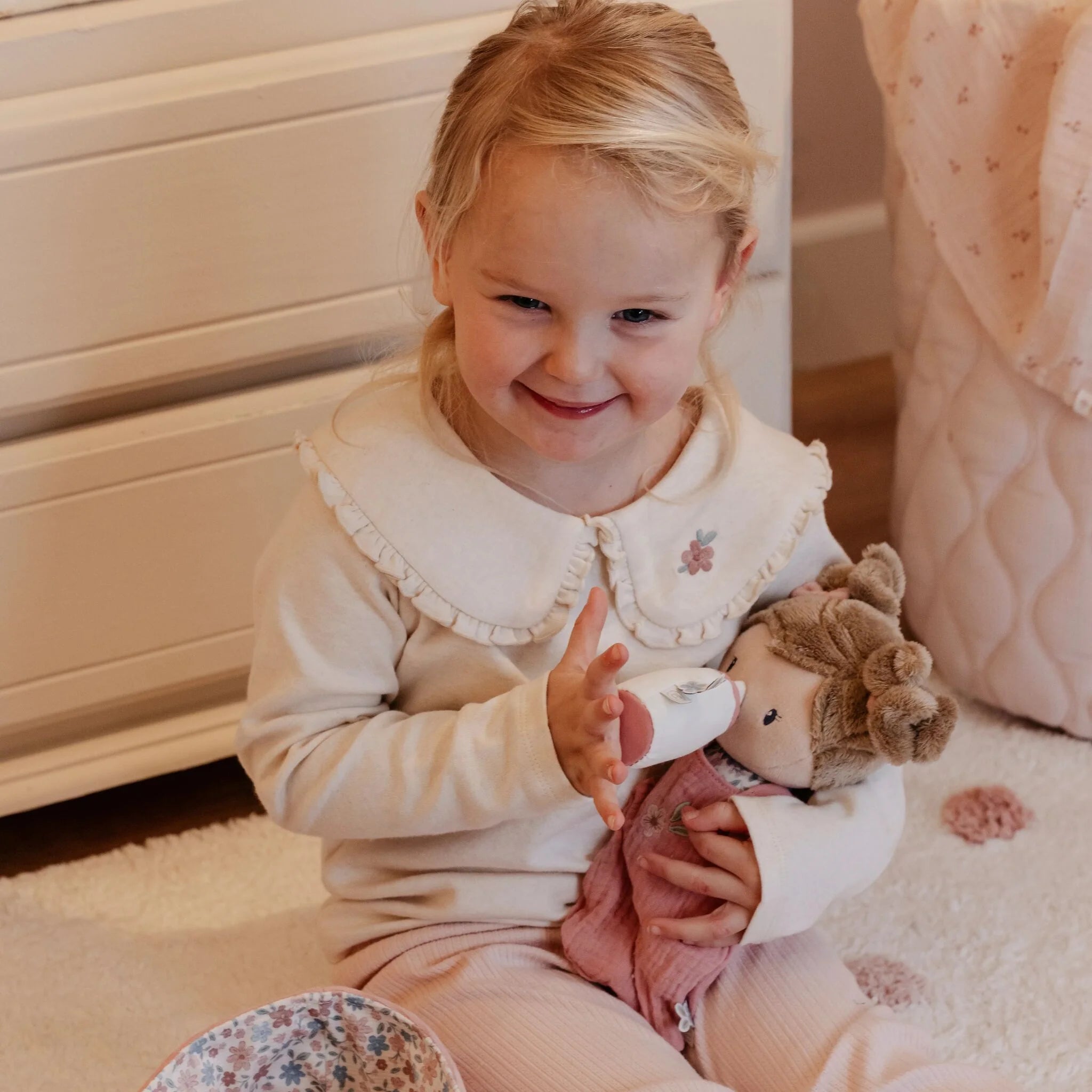 Knuffel babypop Rosa - 30 cm