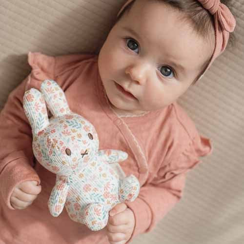 nijntje knuffel all-over print 15 cm - Roze - Lucky Blossom