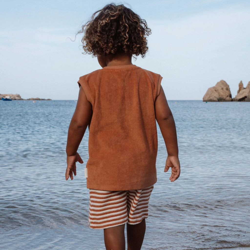 Shirt en short set - Bruin