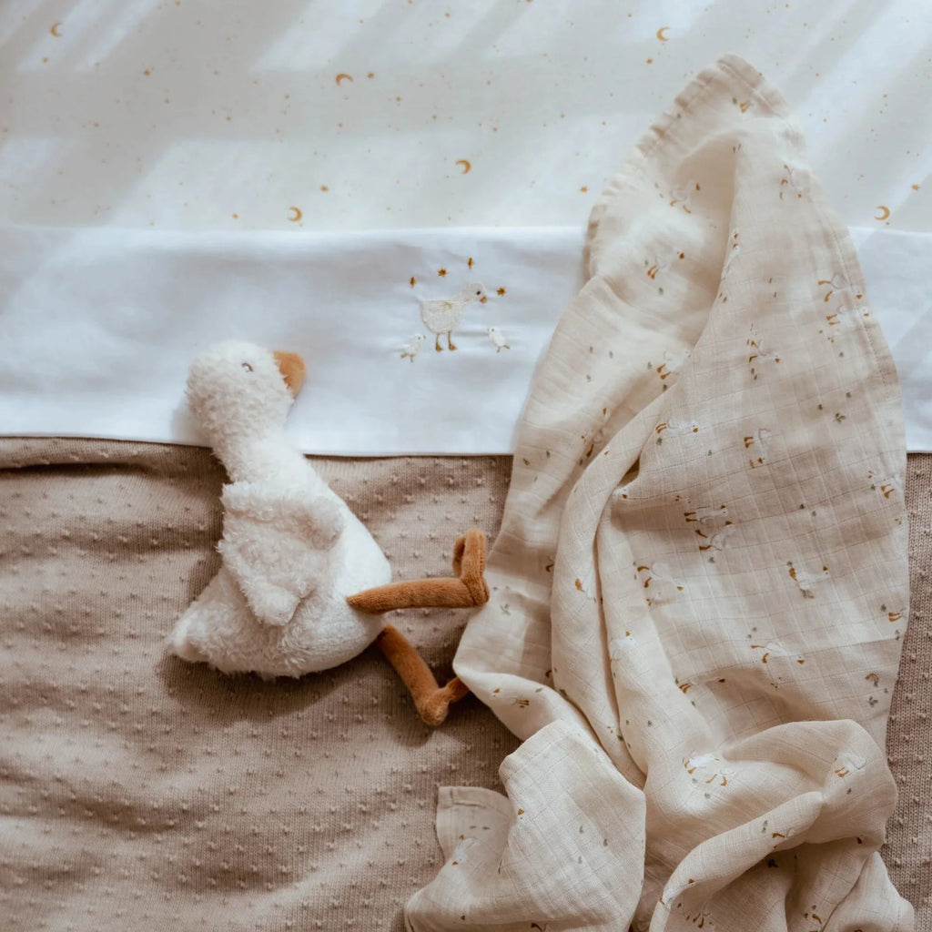 Ledikantlaken - Wit - Newborn Naturals - Little Goose