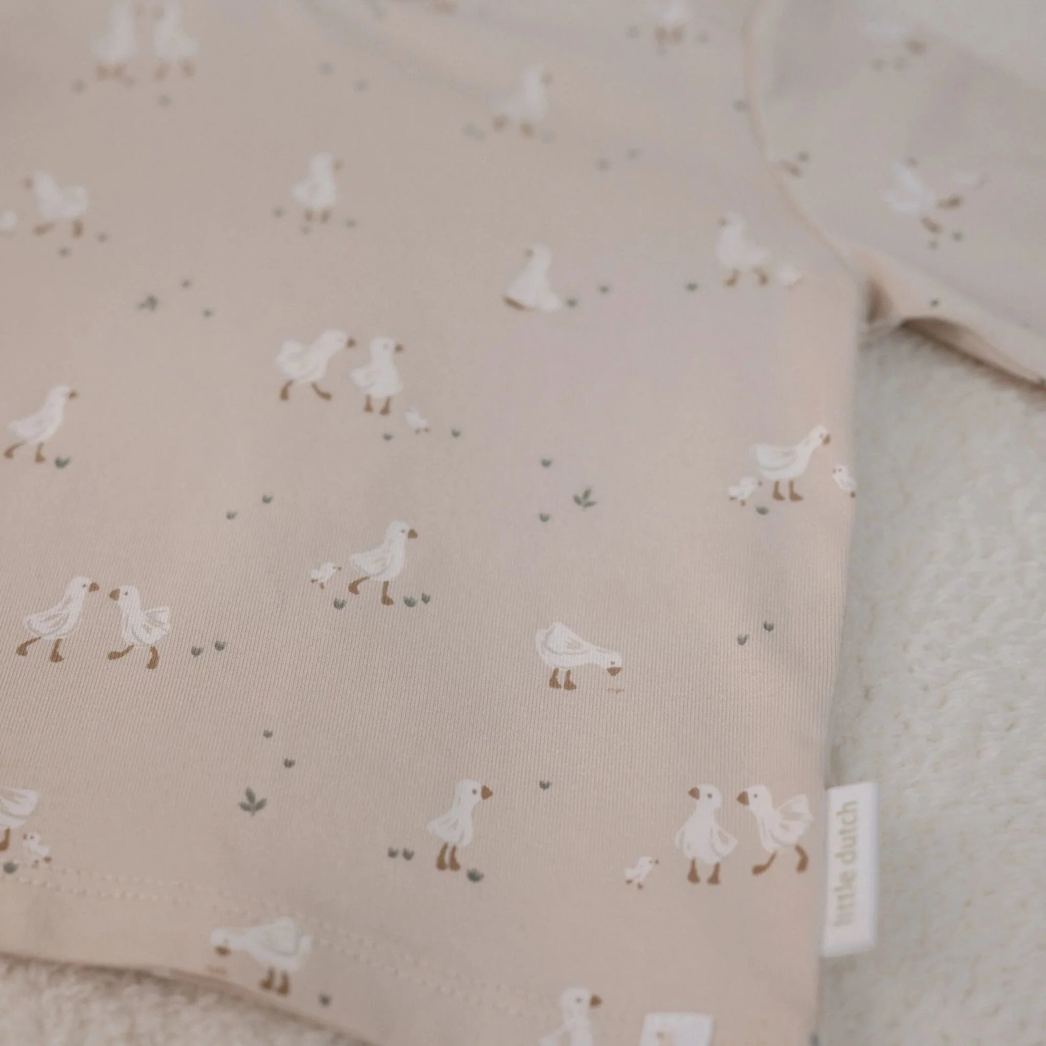 Shirt lange mouw - Beige - Newborn Naturals - Little Goose