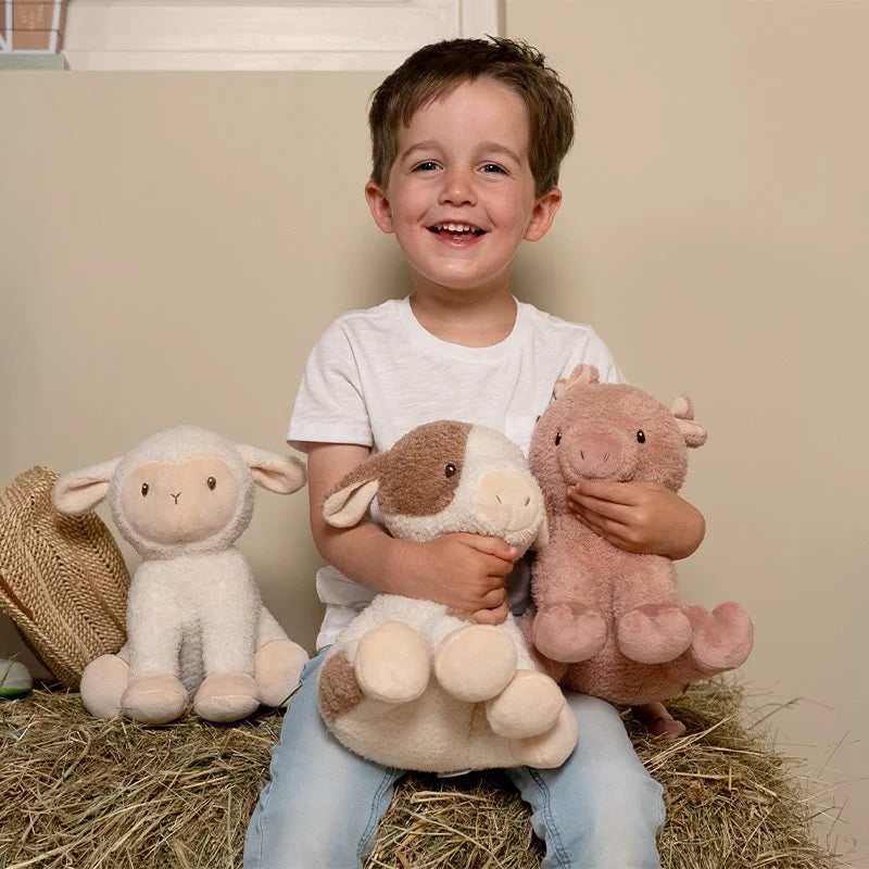 Knuffel Koe 25cm Little Farm