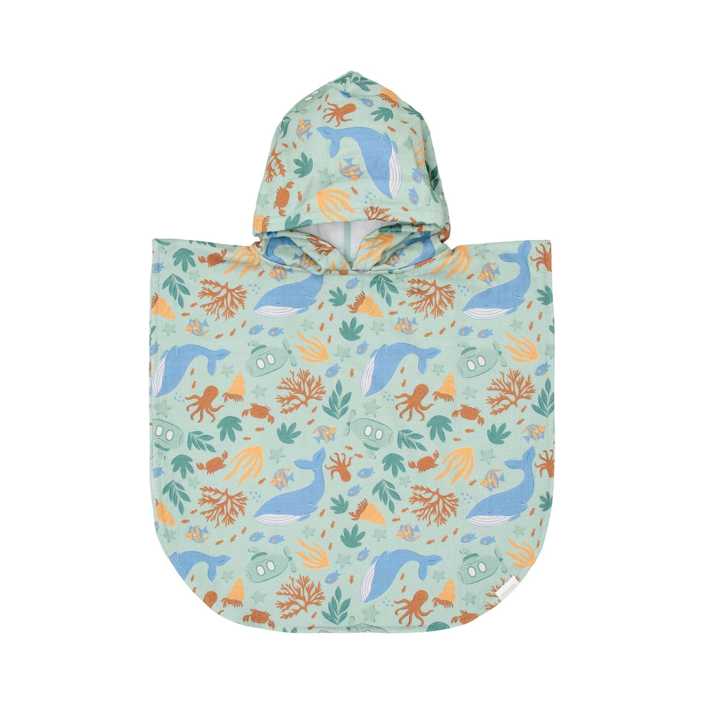 Badponcho - Groen - Ocean Friends