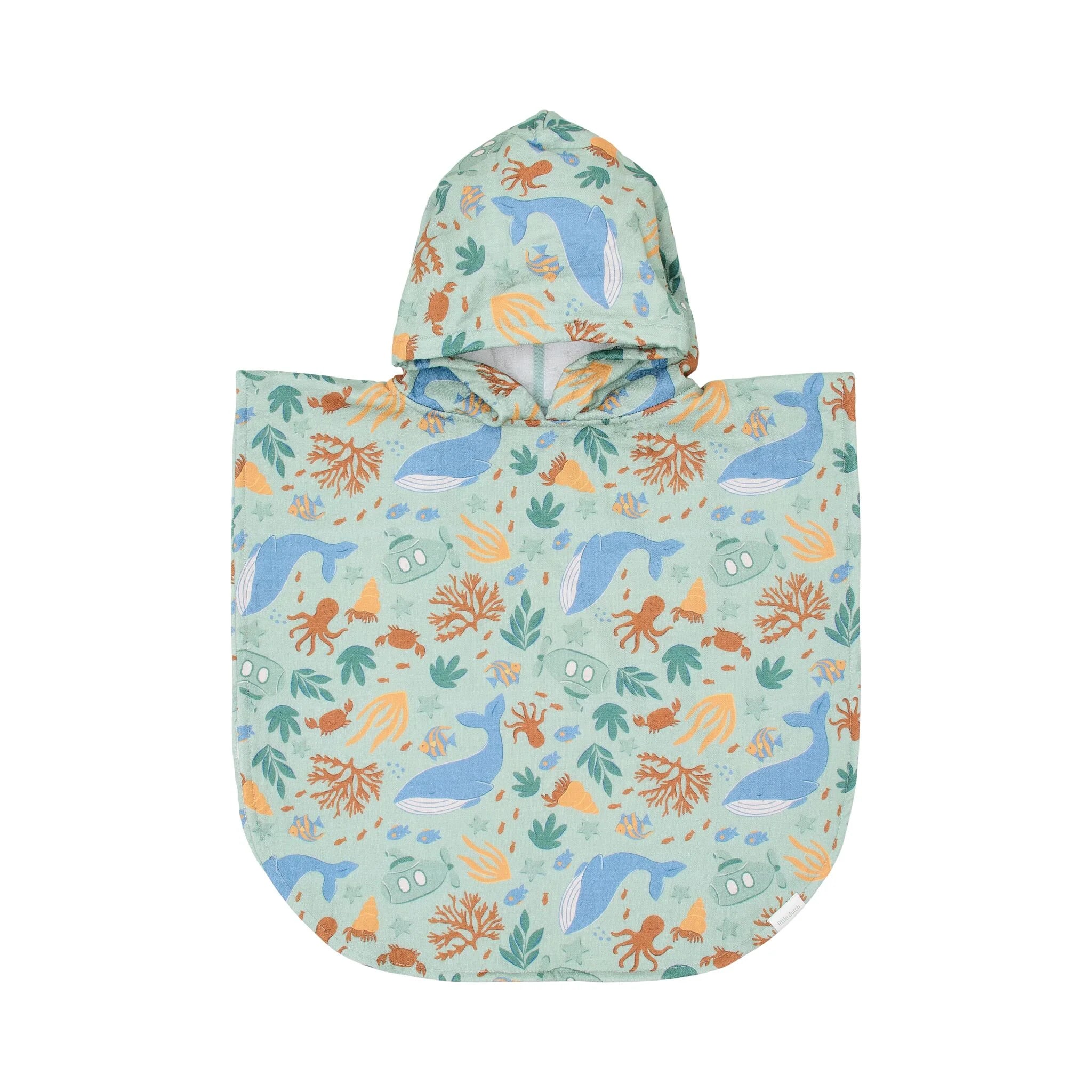 Badponcho - Groen - Ocean Friends