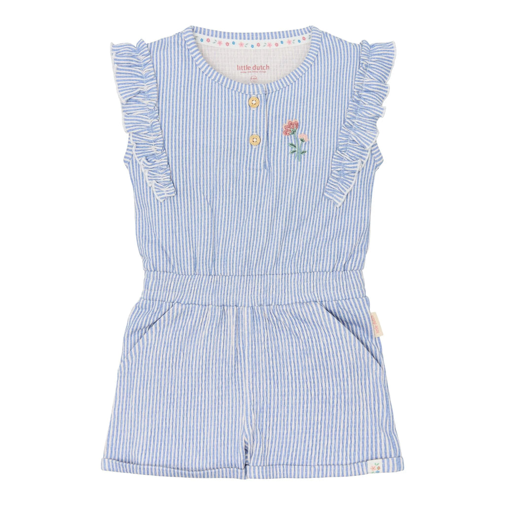 Tuinbroek - Blauw - Denim Blue Stripe