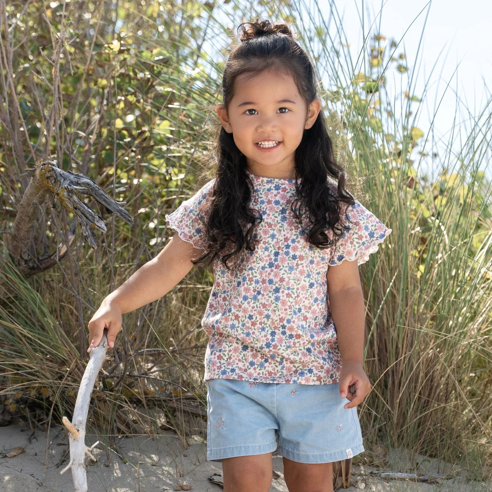 Shirt korte mouw - Meadow Flowers