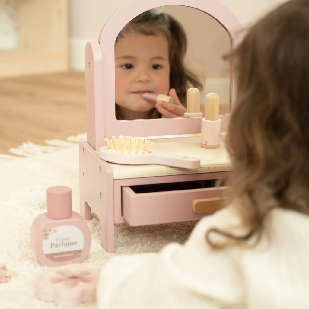 Houten kaptafel - Roze - Essentials